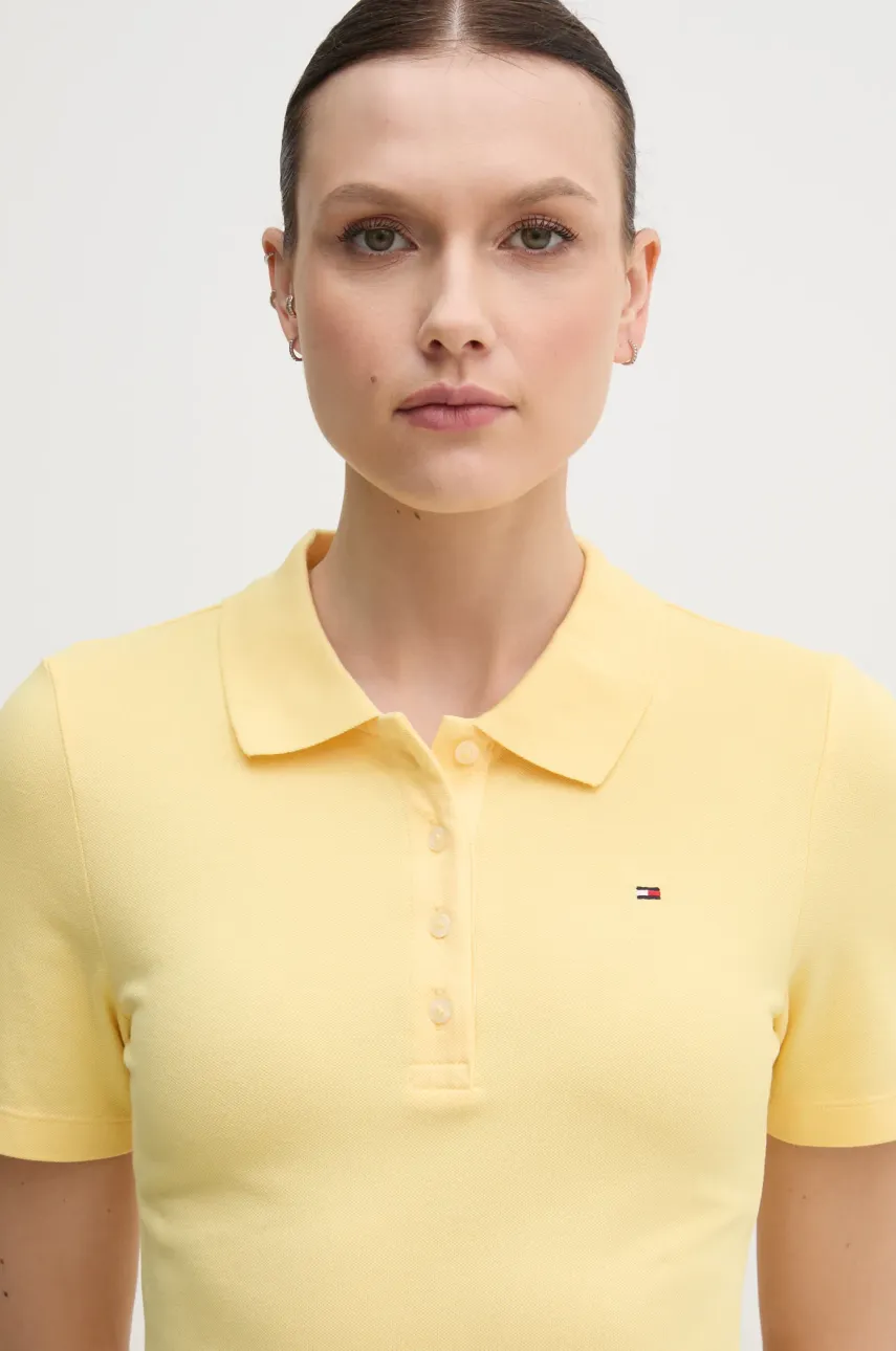 Tommy Hilfiger šaty bavlnené s elastanom