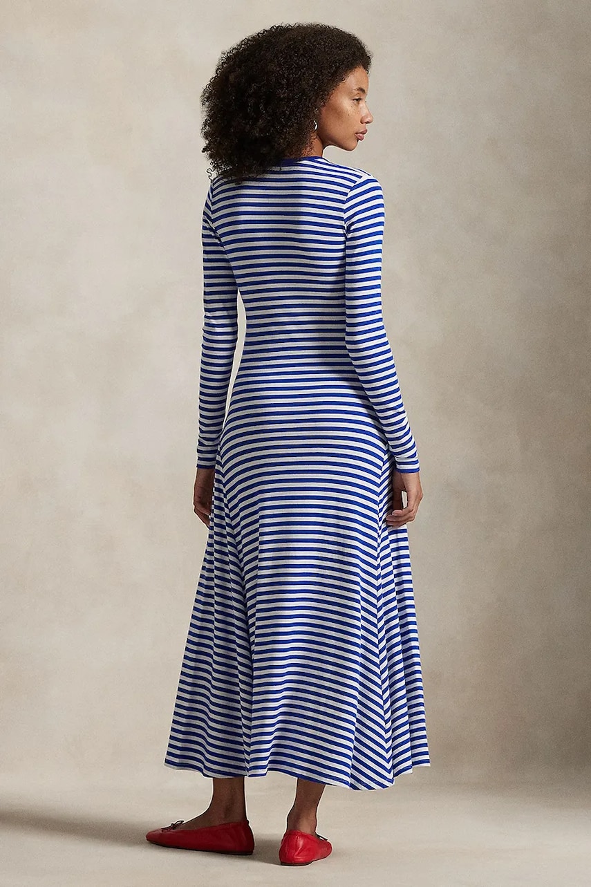 Платье Polo Ralph Lauren maxi расклешённое 211959125 Платье Polo Ralph Lauren maxi расклешённое 211959125