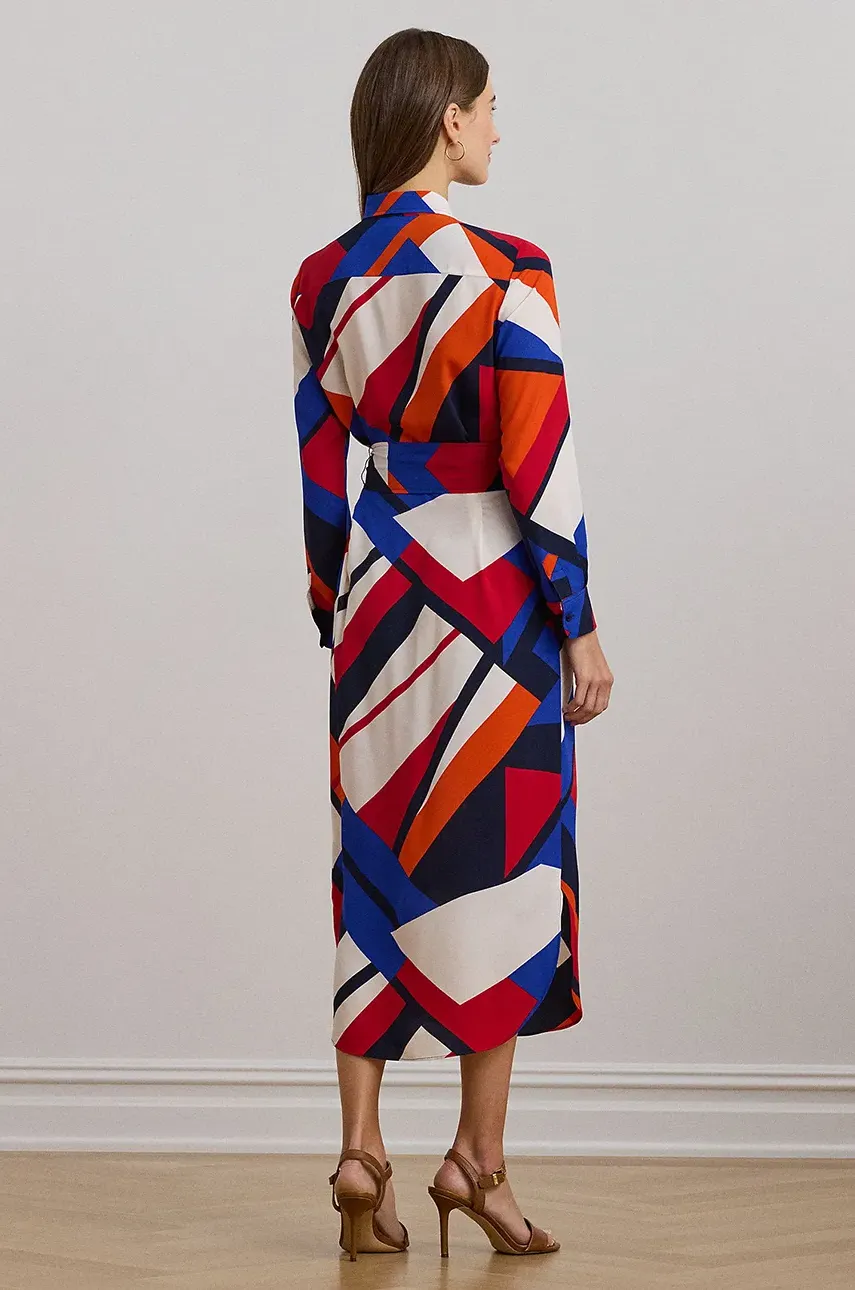 Платье Lauren Ralph Lauren midi прямое 200957063 Платье Lauren Ralph Lauren midi прямое 200957063