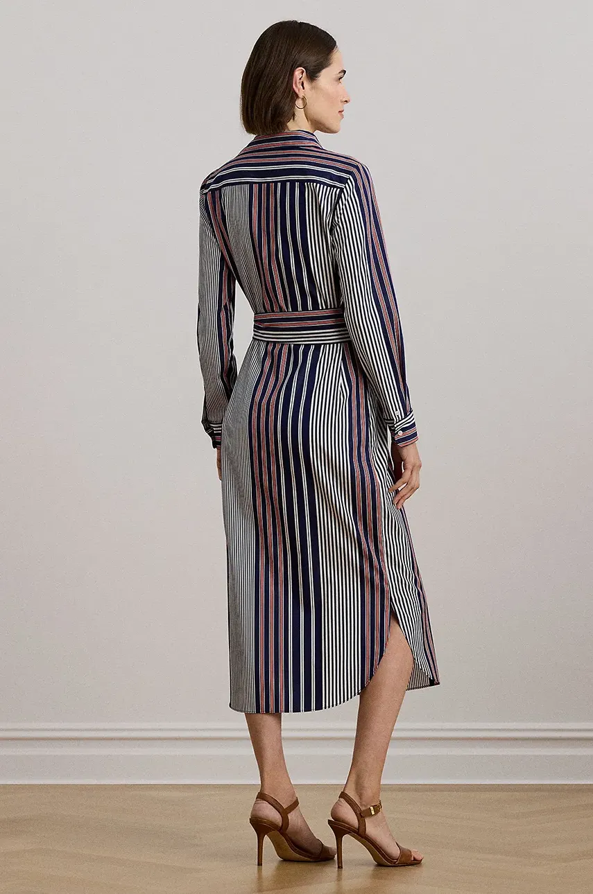 Хлопковое платье Lauren Ralph Lauren midi прямое 200962683 Хлопковое платье Lauren Ralph Lauren midi прямое 200962683