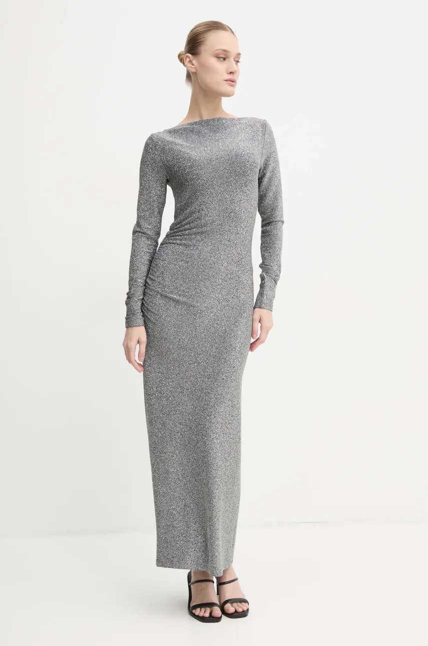 Платье Day Birger et Mikkelsen Halsey цвет серый maxi облегающее DAY65243583 Платье Day Birger et Mikkelsen Halsey цвет серый maxi облегающее DAY65243583