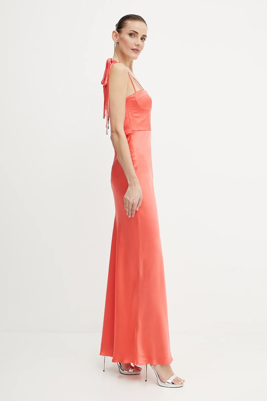 Сукня Pinko колір рожевий maxi облягаюча 104996 A2GZ