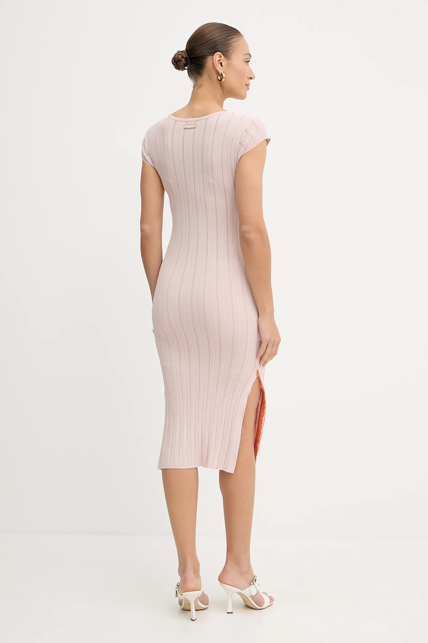 Платье Pinko цвет коричневый midi облегающее 104745 A2FR Платье Pinko цвет коричневый midi облегающее 104745 A2FR