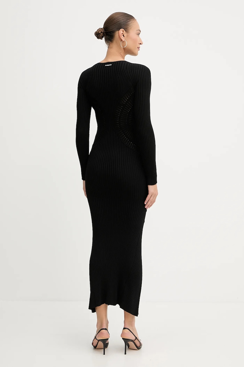 Платье Pinko цвет чёрный maxi облегающее 104631 A2E6 Платье Pinko цвет чёрный maxi облегающее 104631 A2E6