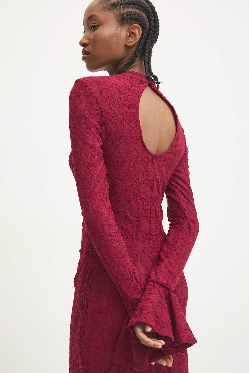 Rotate rochie 0 culoarea bordo, mini, mulata, 1136482197 Rotate rochie 0 culoarea bordo, mini, mulata, 1136482197