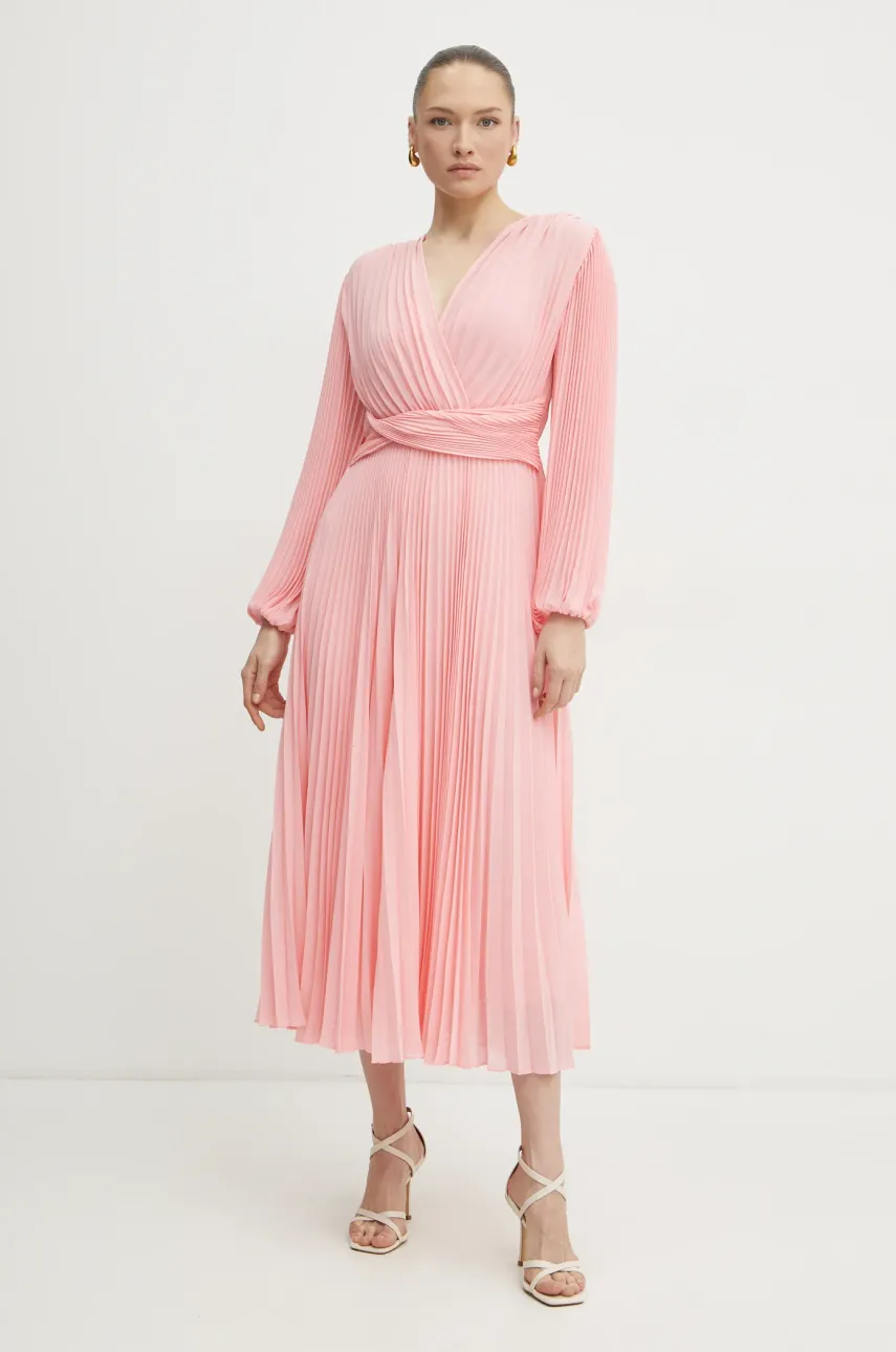 Платье Twinset цвет розовый maxi расклешённое 251TP2330 Платье Twinset цвет розовый maxi расклешённое 251TP2330