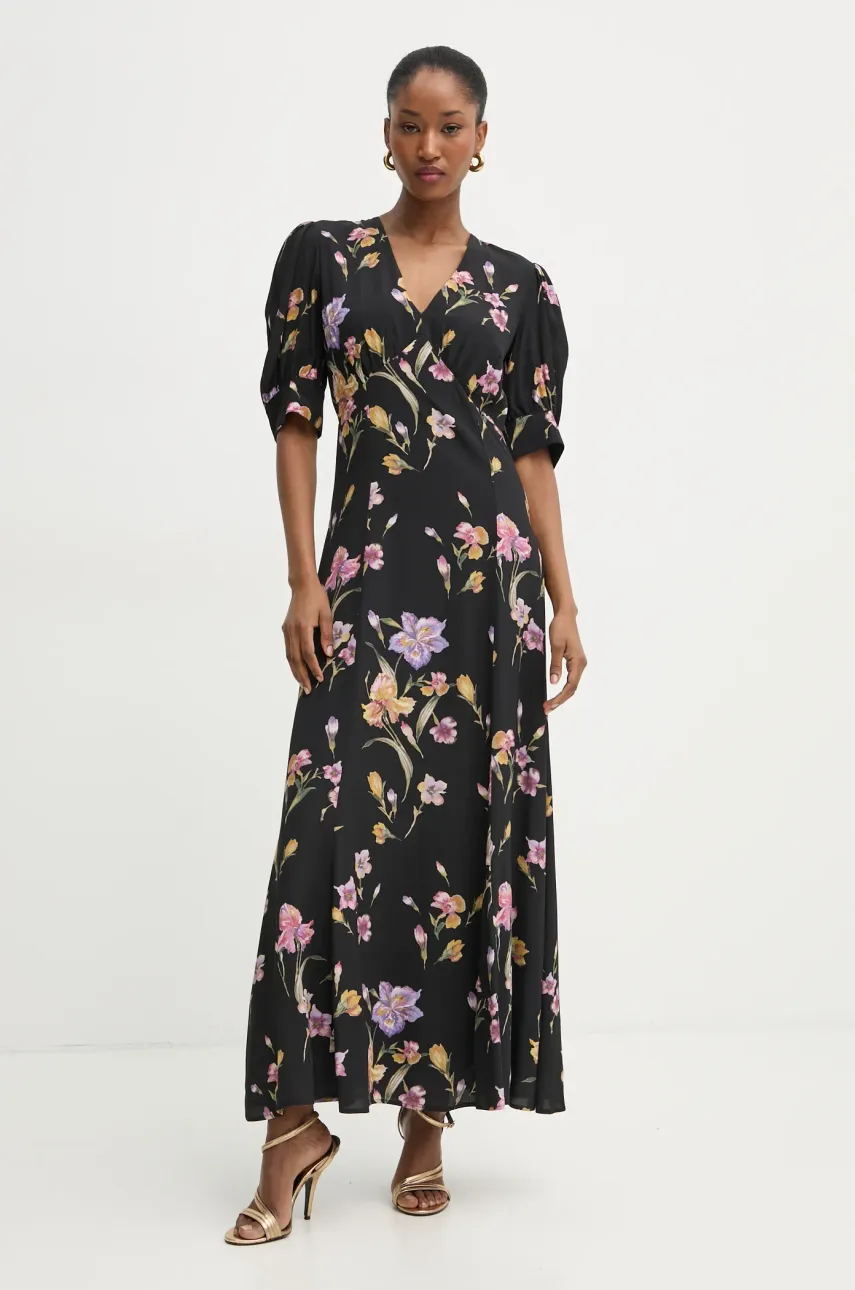 Платье Twinset цвет чёрный maxi расклешённое 251TP2770 Платье Twinset цвет чёрный maxi расклешённое 251TP2770