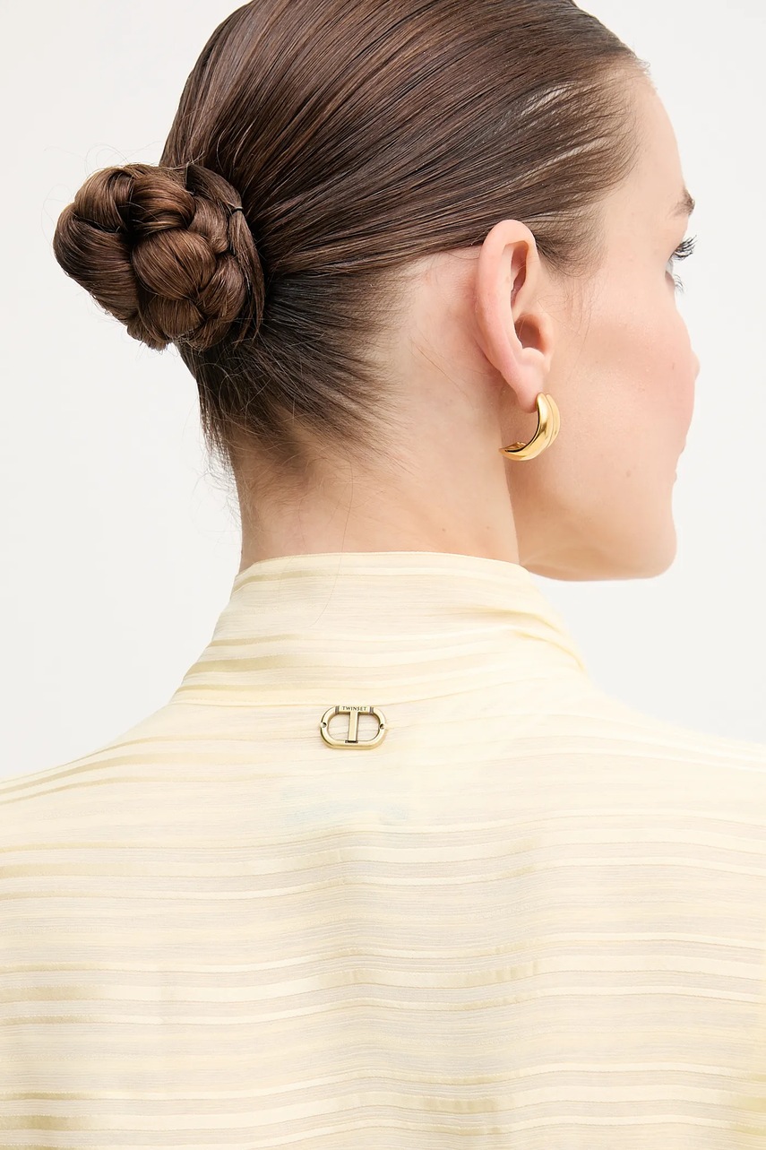 Сукня Twinset колір жовтий midi пряма 251TP2260