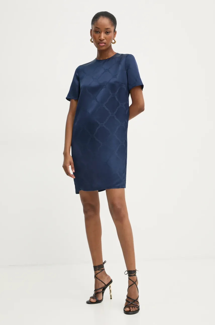 Платье Twinset цвет синий mini прямое 251TP2015 Платье Twinset цвет синий mini прямое 251TP2015