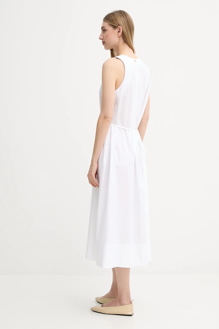 Сукня Twinset колір червоний midi розкльошена 251TT2221