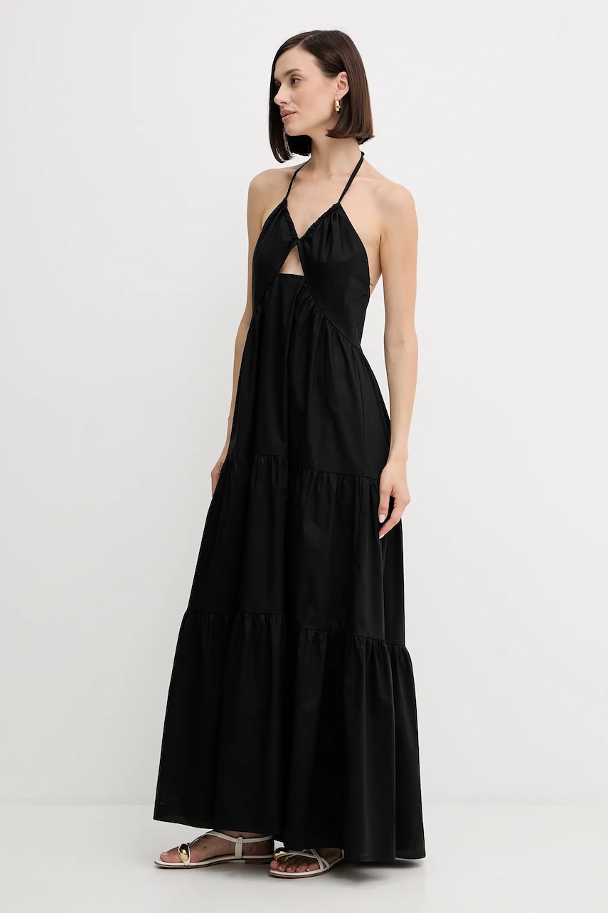Платье Twinset цвет красный maxi расклешённое 251TT2027 Платье Twinset цвет красный maxi расклешённое 251TT2027