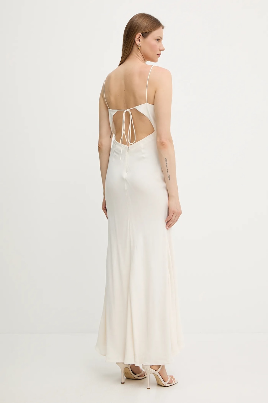 Платье Twinset цвет бежевый maxi прямое 251TS2013 Платье Twinset цвет бежевый maxi прямое 251TS2013