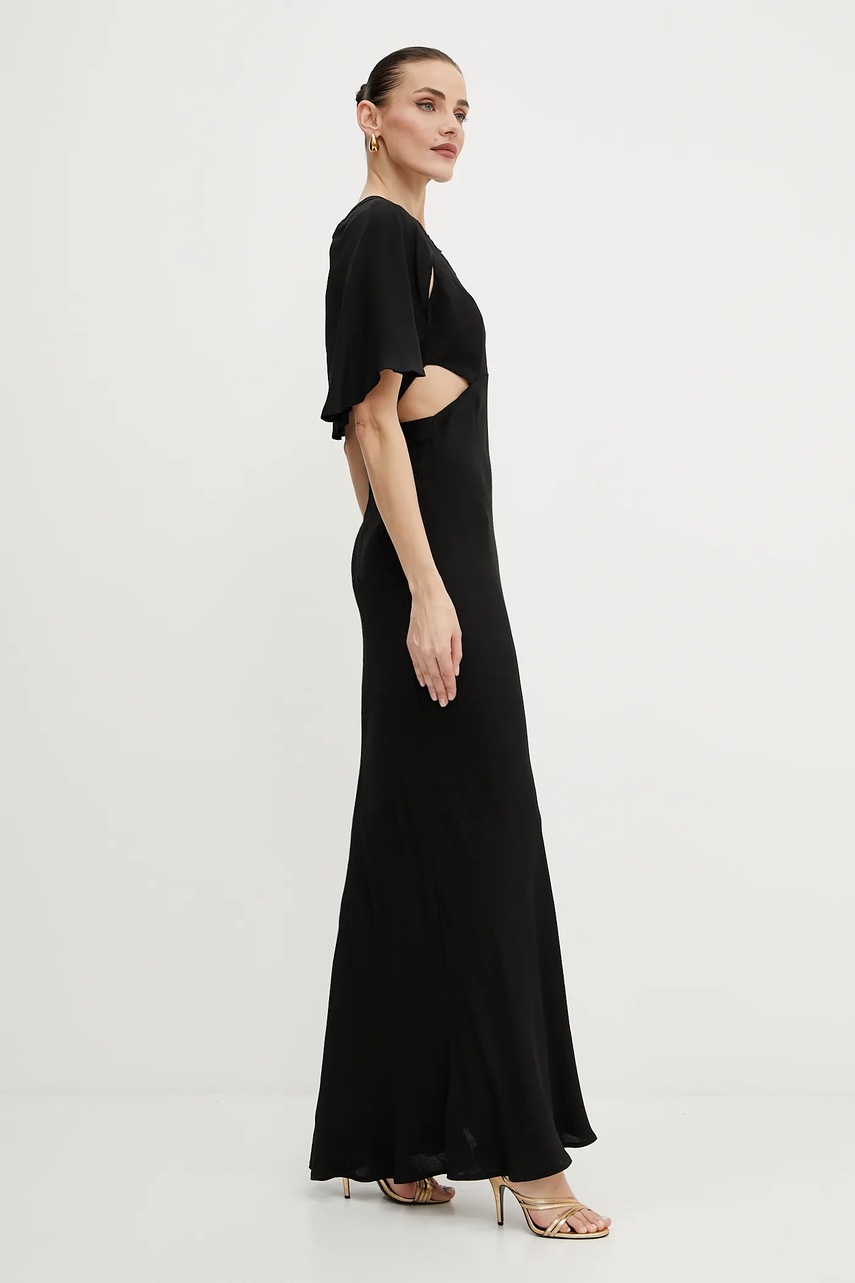 Платье Twinset цвет чёрный maxi прямое 251TS2012 Платье Twinset цвет чёрный maxi прямое 251TS2012