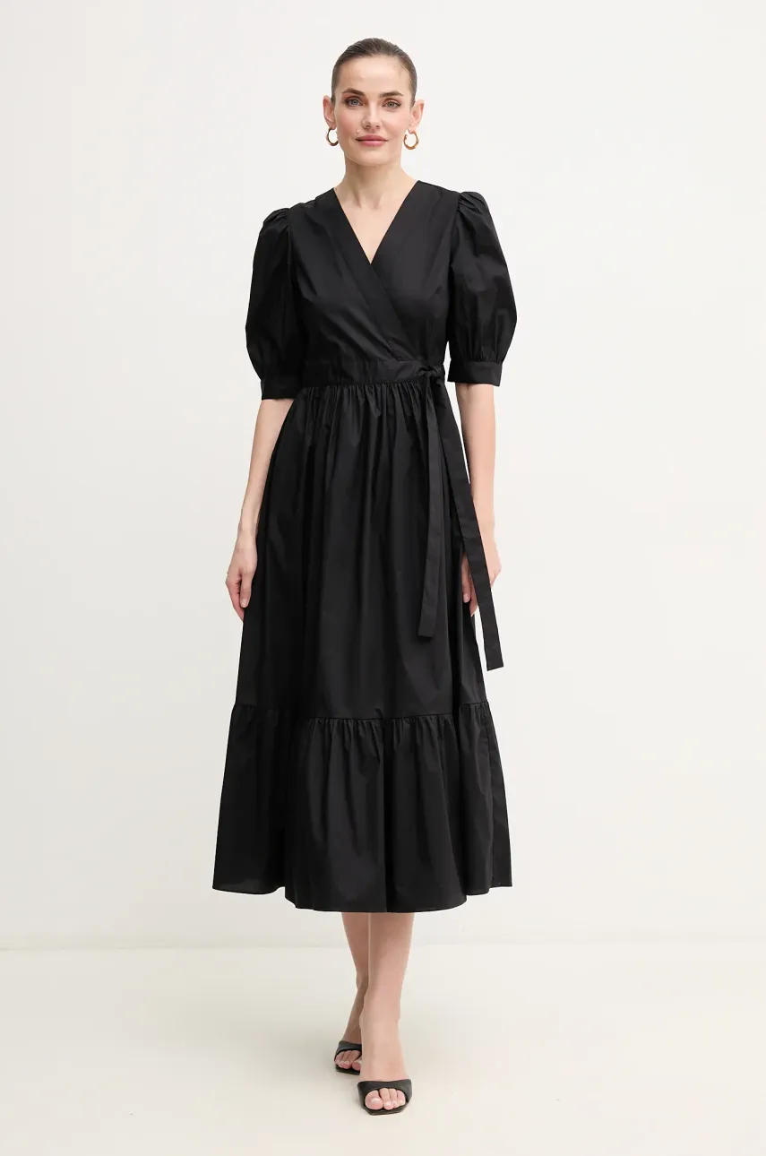 Платье Twinset цвет чёрный maxi расклешённое 251TT2021 Платье Twinset цвет чёрный maxi расклешённое 251TT2021