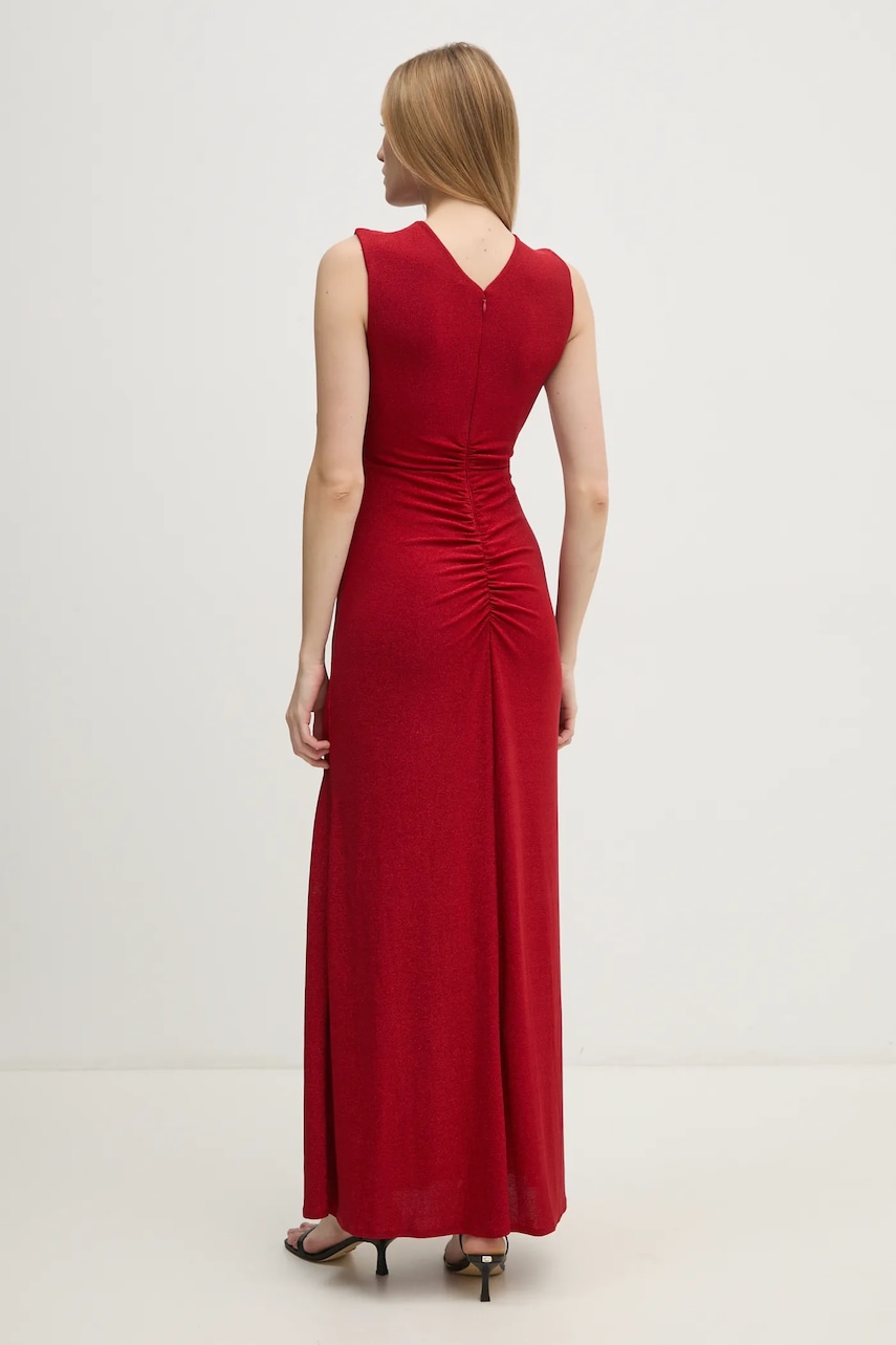 Сукня DIANE VON FURSTENBERG колір червоний maxi розкльошена DVFGL4S006