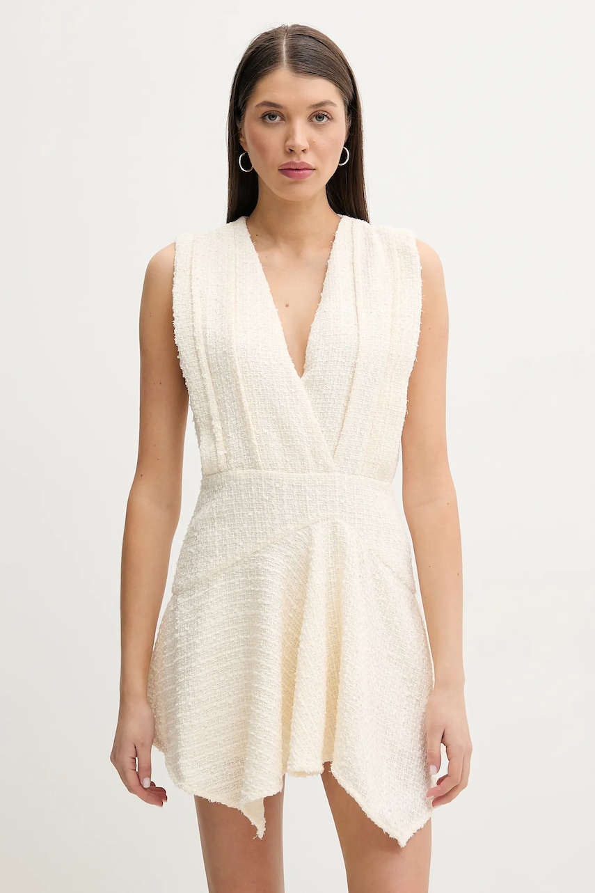 IRO rochie culoarea bej, mini, evazati, WP33SEBASTIA