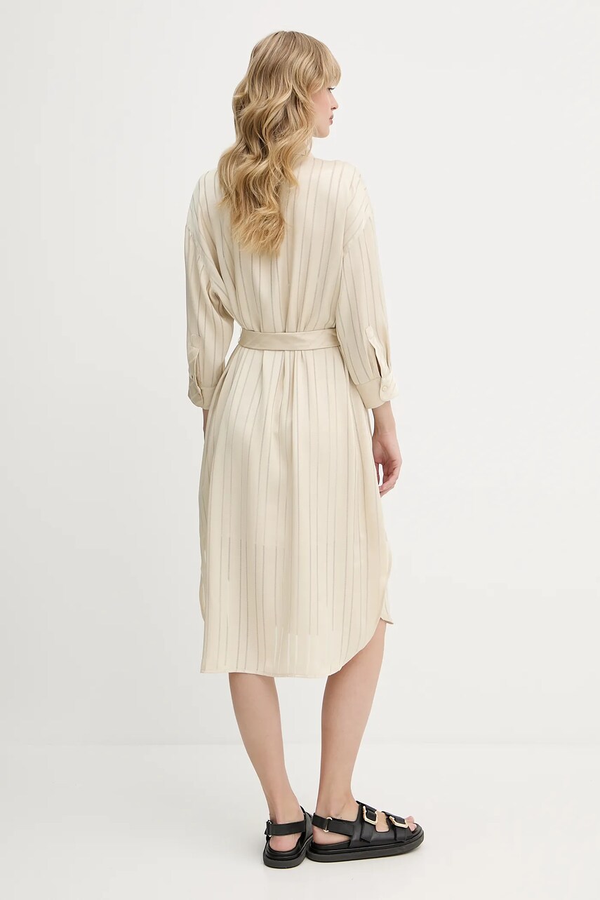 Сукня Armani Exchange колір бежевий mini пряма XW000484 AF12744