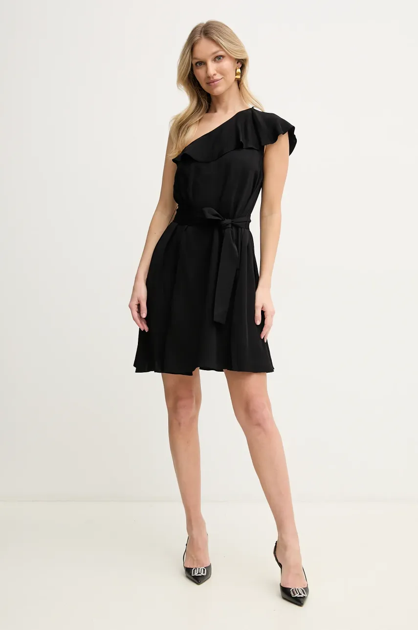 Платье Armani Exchange цвет чёрный mini расклешённое XW000442 AF12742 Платье Armani Exchange цвет чёрный mini расклешённое XW000442 AF12742