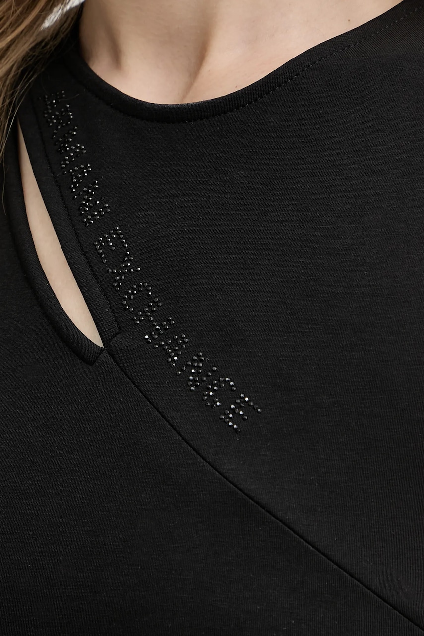 Сукня Armani Exchange колір чорний mini облягаюча XW000367 AF12826