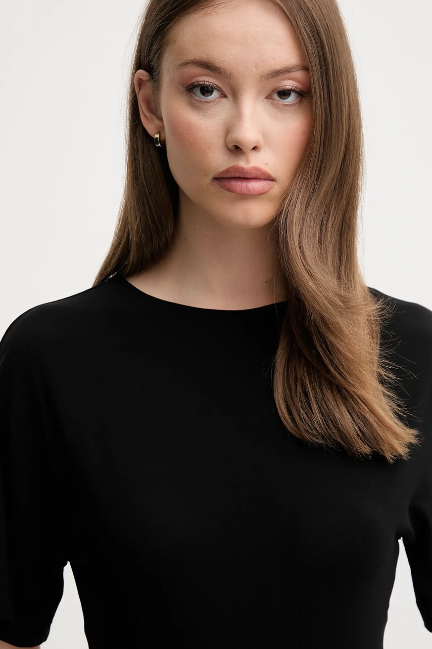 Сукня Emporio Armani колір чорний mini облягаюча EW001757 AF15394