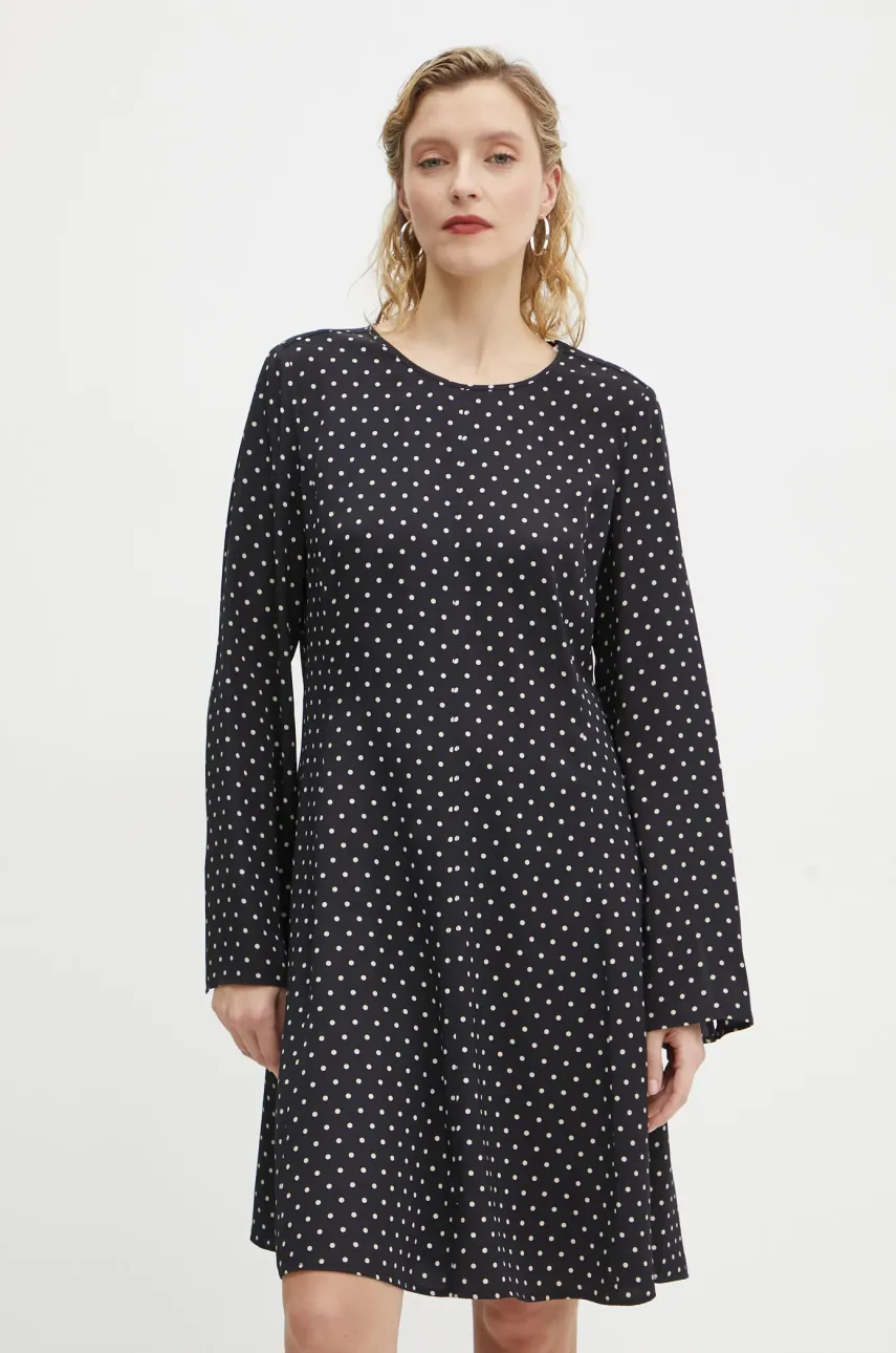 Marc O'Polo rochie culoarea negru, mini, dreaptă, 500120821315