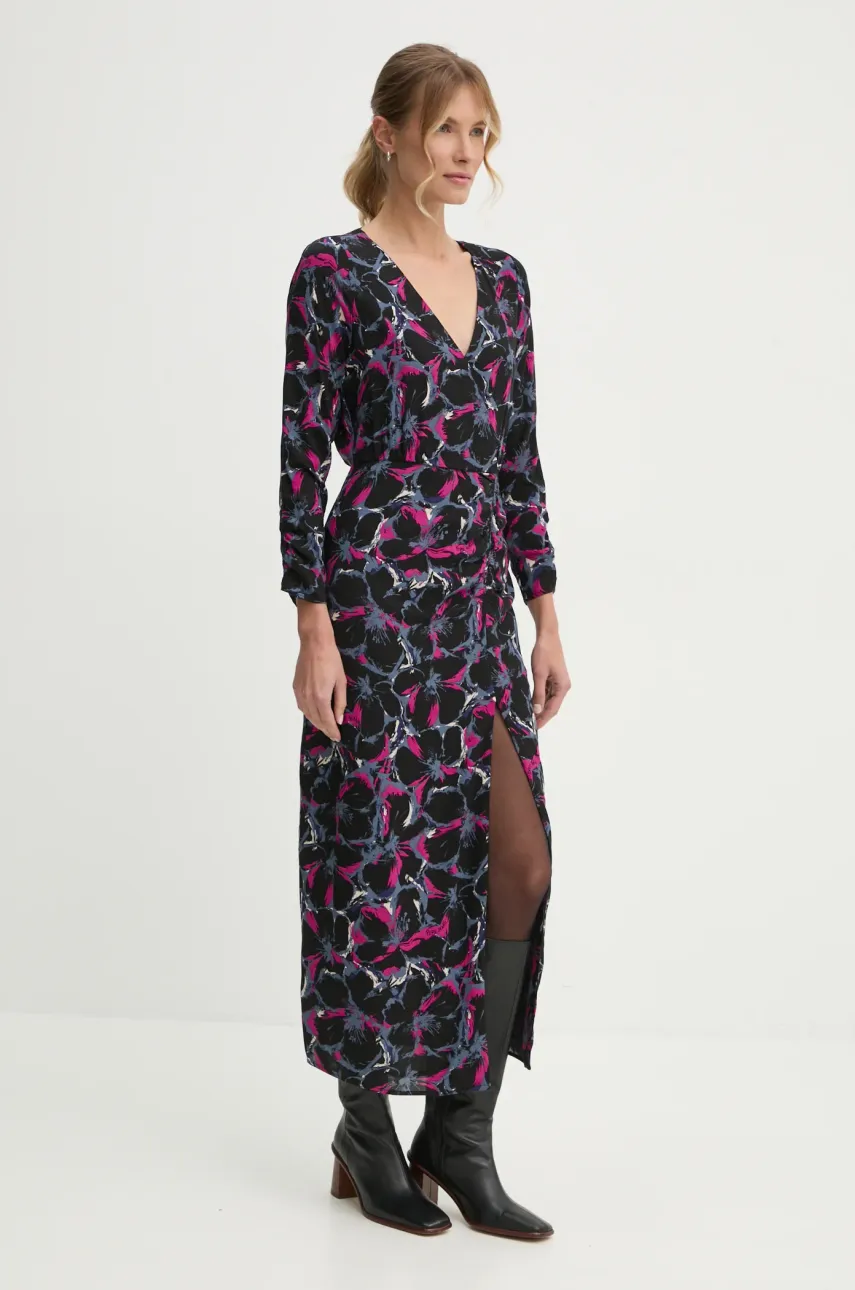 Платье Pepe Jeans AUBREY цвет чёрный midi облегающее PL953640 Платье Pepe Jeans AUBREY цвет чёрный midi облегающее PL953640