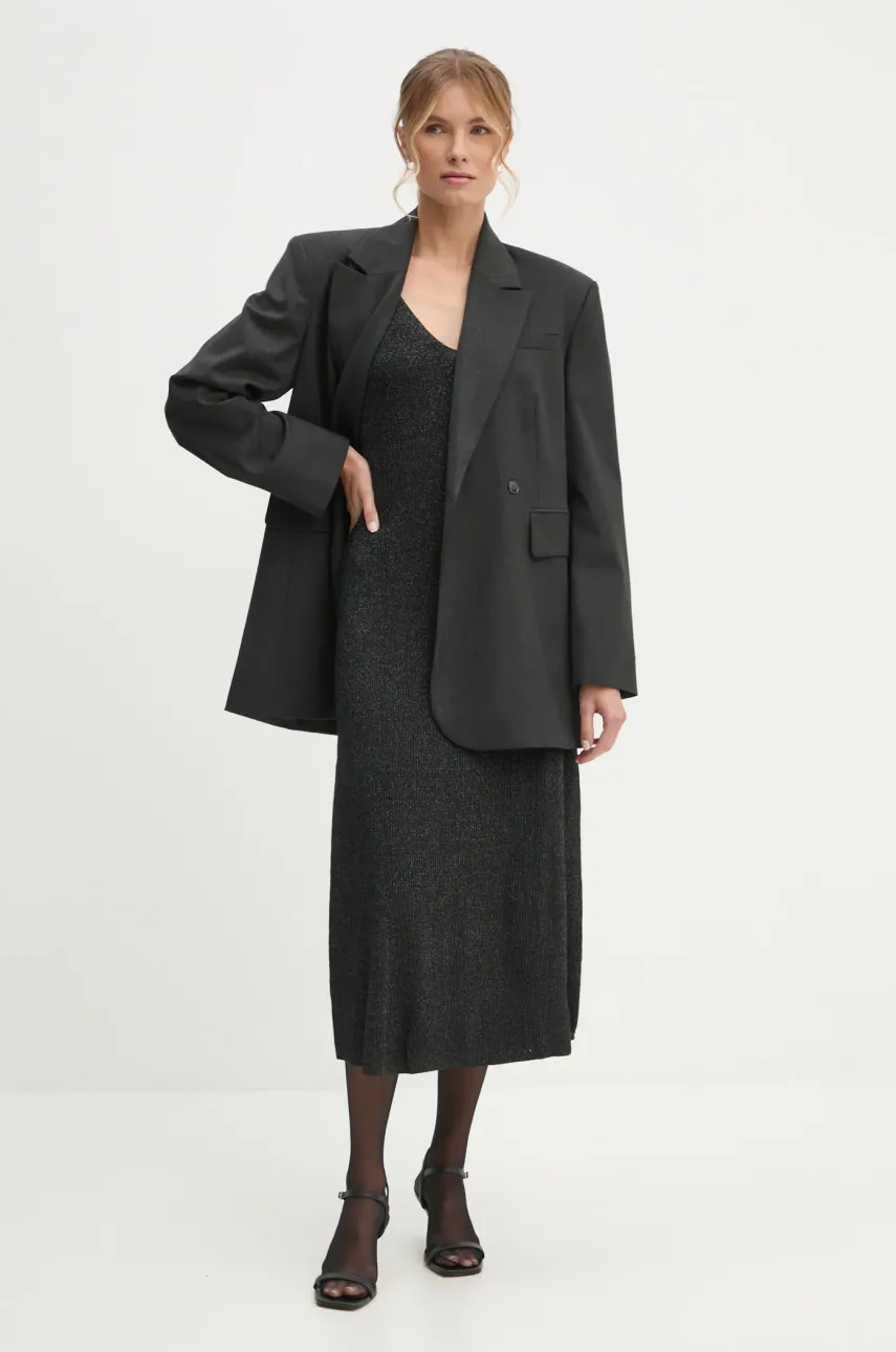 Платье Pepe Jeans NOELIA цвет чёрный midi расклешённое PL953643 Платье Pepe Jeans NOELIA цвет чёрный midi расклешённое PL953643