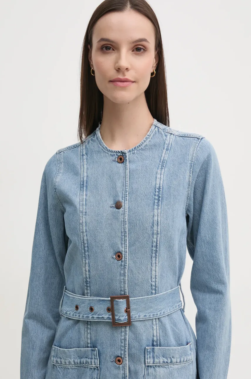 Rifľové šaty Pepe Jeans SCOTTIE