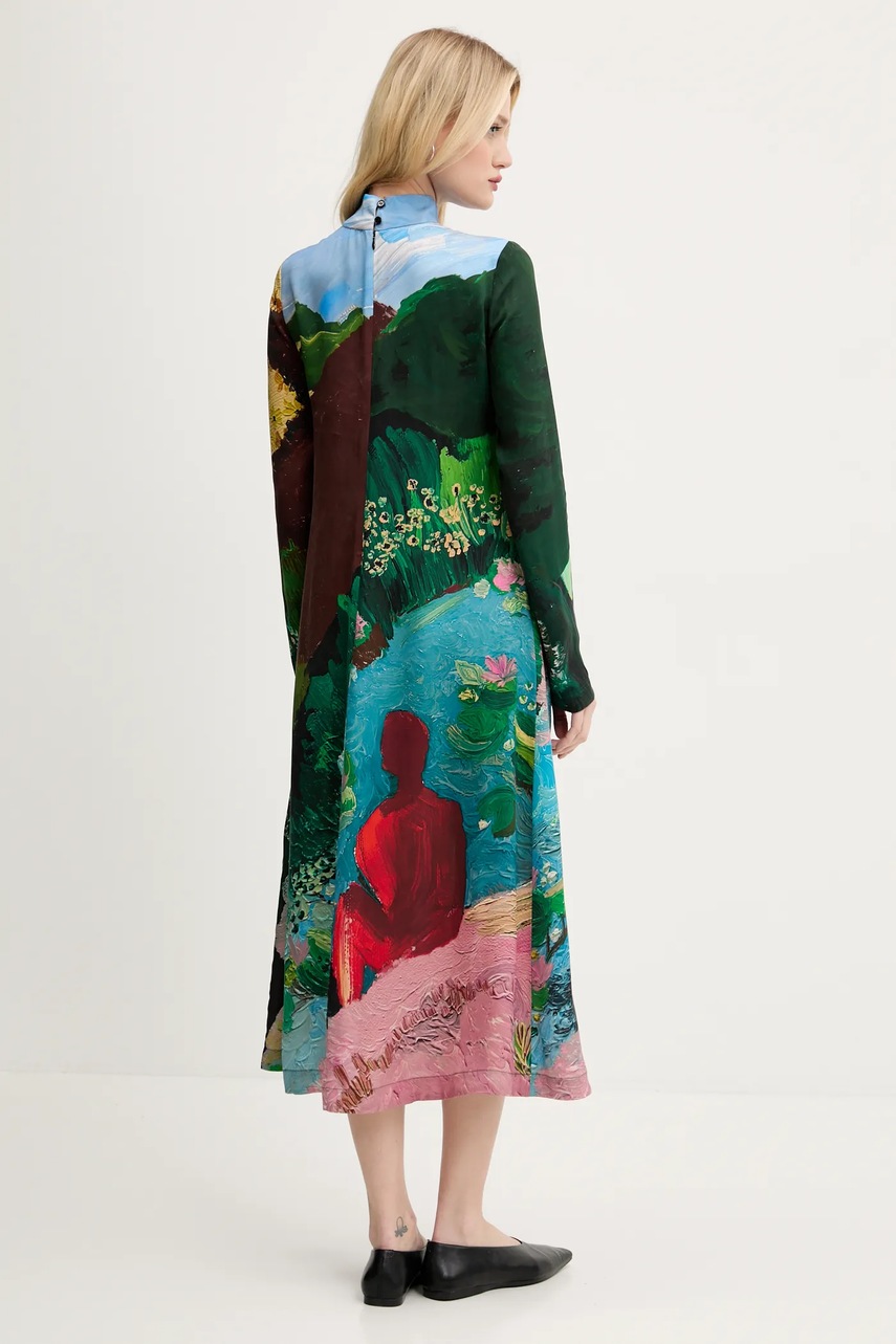 Φόρεμα Stine Goya χρώμα: πολύχρωμο, SG-PS25-D017-2263P φωτογραφία