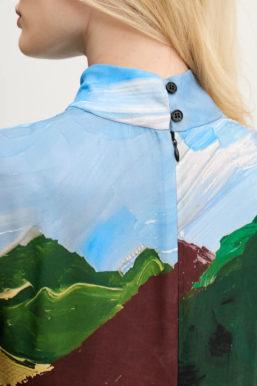 Φόρεμα Stine Goya χρώμα: πολύχρωμο, SG-PS25-D017-2263P φωτογραφία