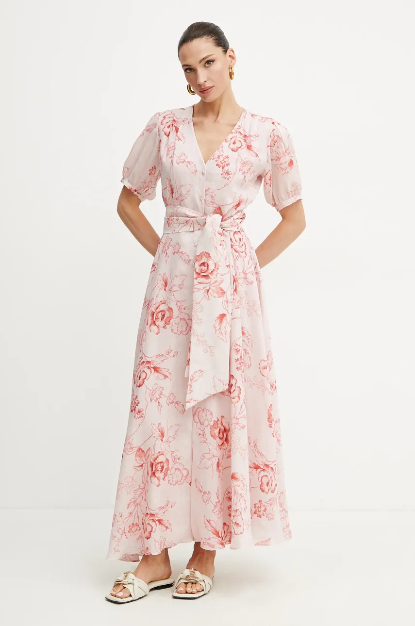Marella rochie REGARD culoarea roz, maxi, evazată, 2513221312200