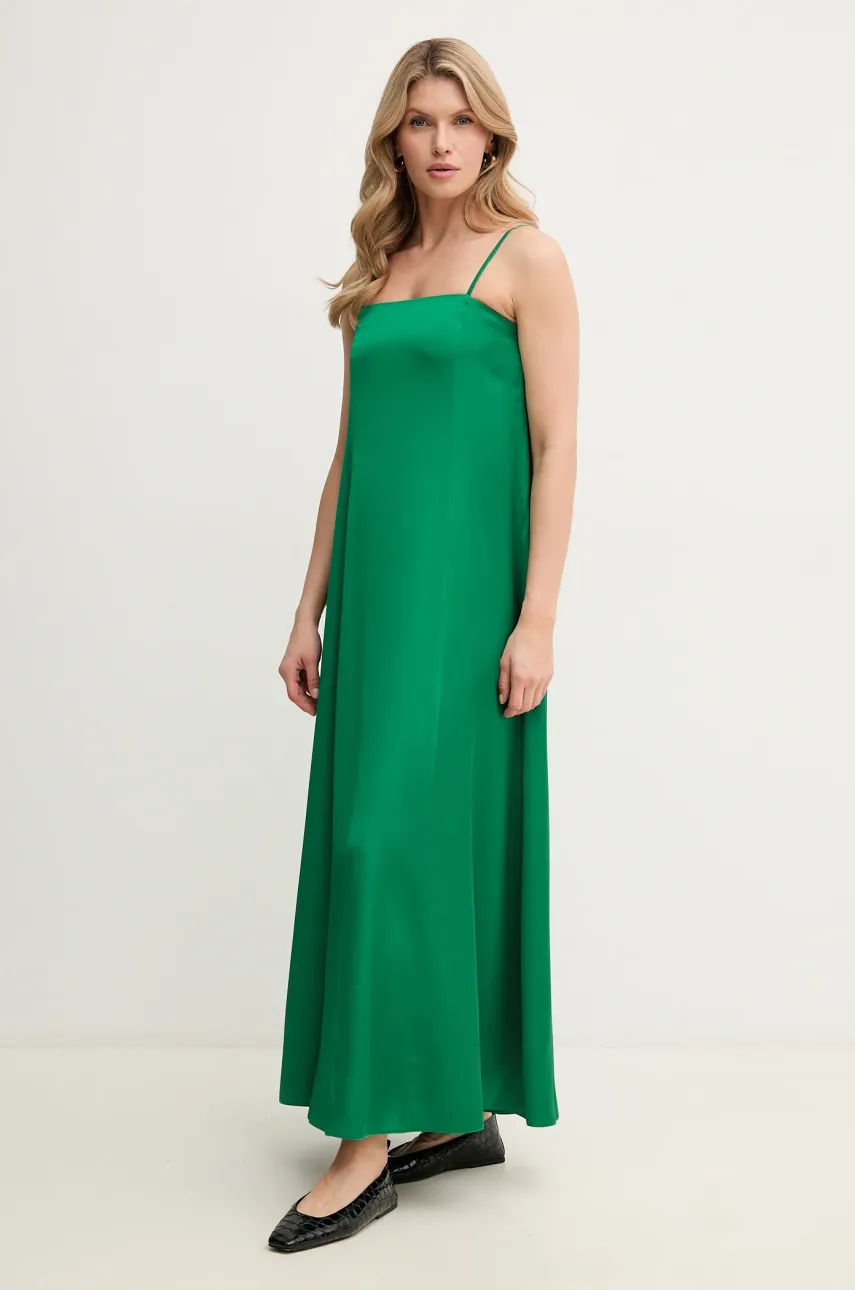 Marella rochie Emme by Marella culoarea verde, maxi, evazată, 2515221112200