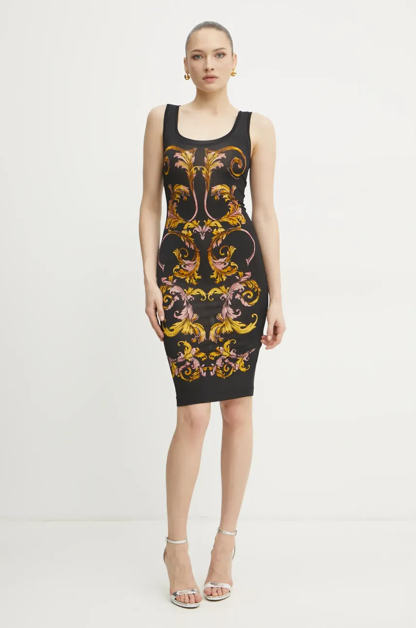 Платье Versace Jeans Couture цвет чёрный mini облегающее 78HAO9P6 JS473 Платье Versace Jeans Couture цвет чёрный mini облегающее 78HAO9P6 JS473