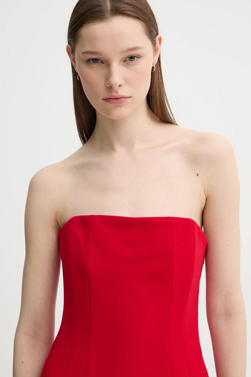 Сукня A.L.C. колір червоний mini облягаюча 6DRES01758