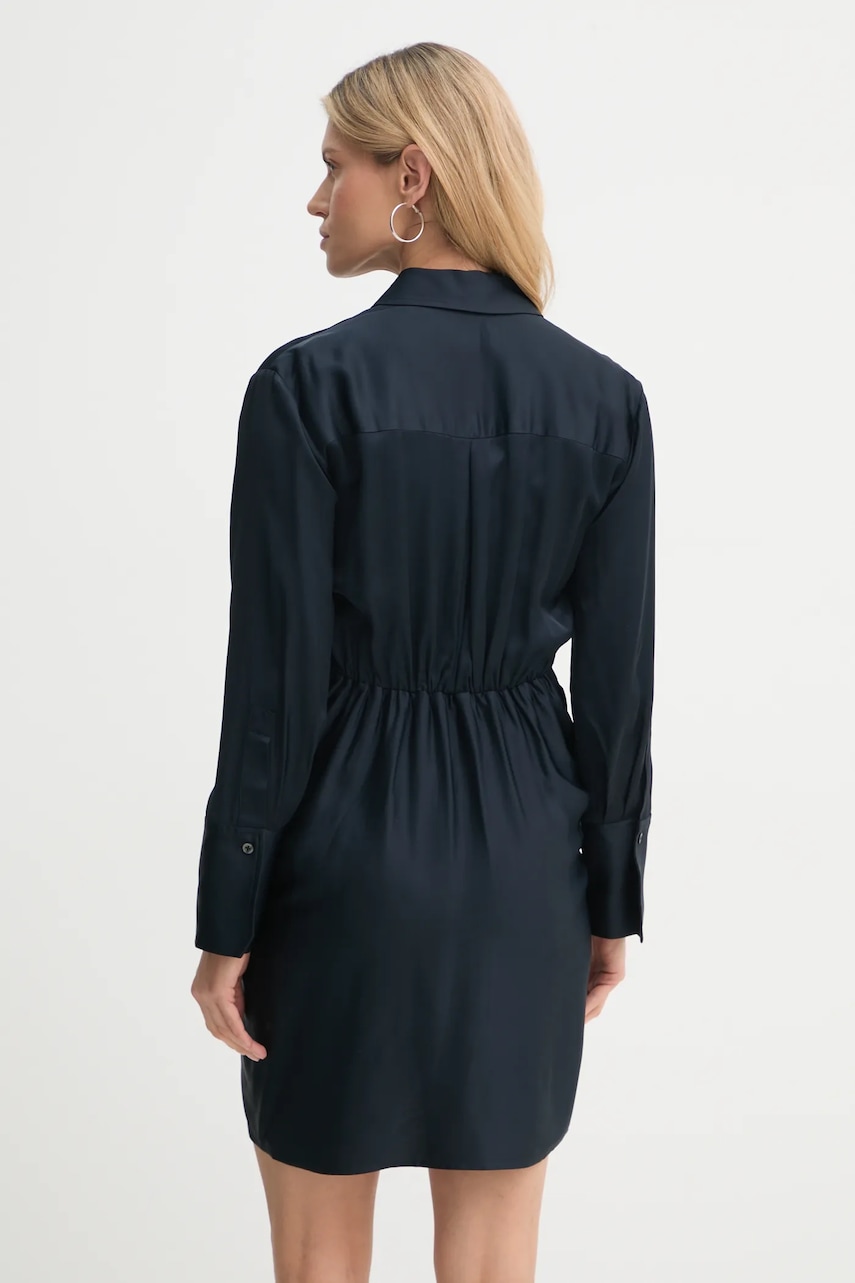 Сукня A.L.C. колір синій mini облягаюча 6DRES02524