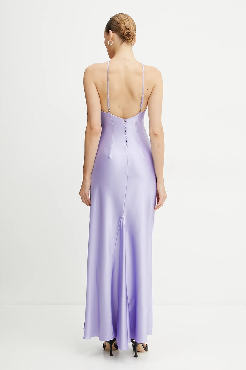 Сукня Patrizia Pepe колір фіолетовий maxi облягаюче 2A2877 A563