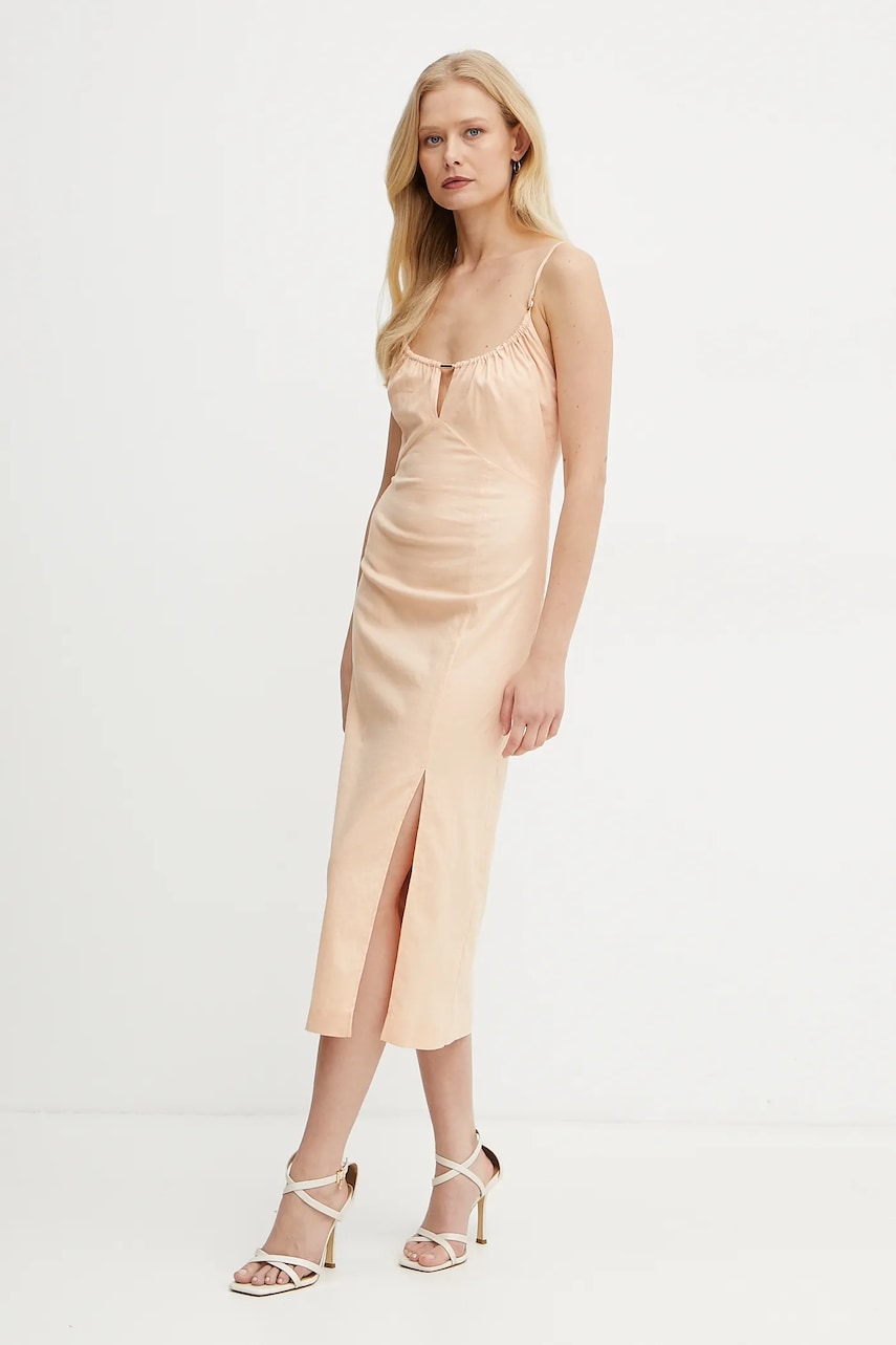 Lněné šaty Patrizia Pepe