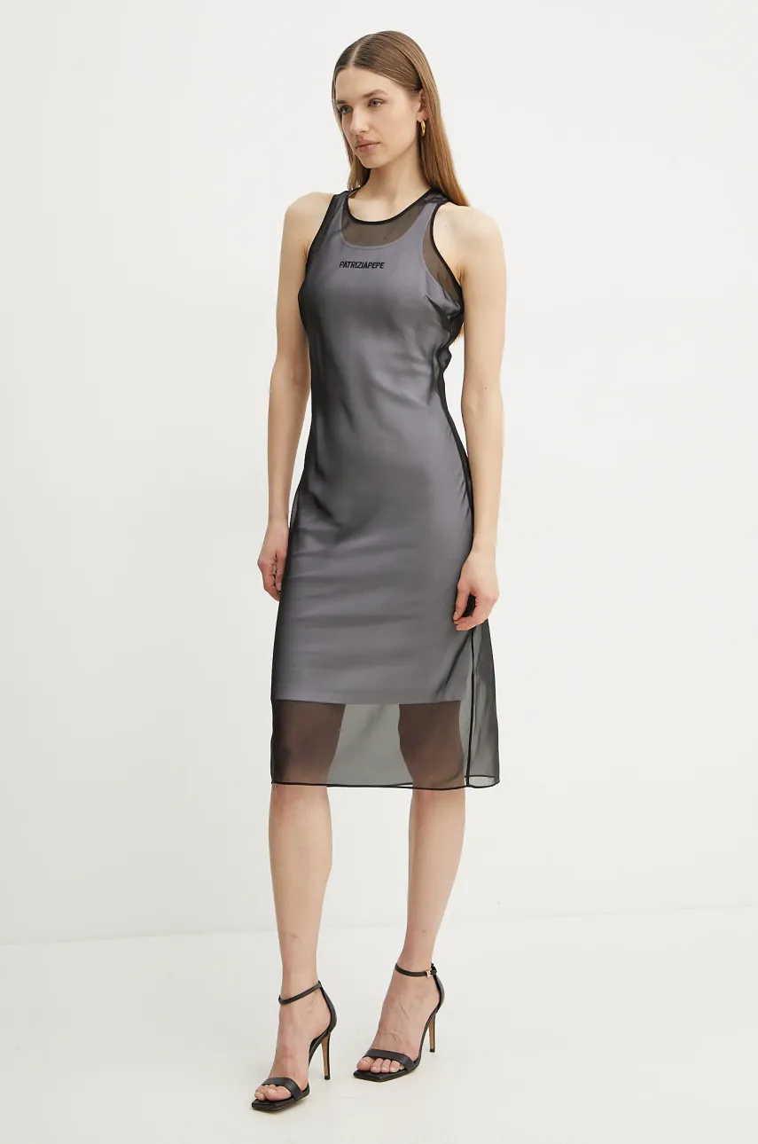 Платье Patrizia Pepe цвет чёрный mini облегающее 2A2925 A580 Платье Patrizia Pepe цвет чёрный mini облегающее 2A2925 A580