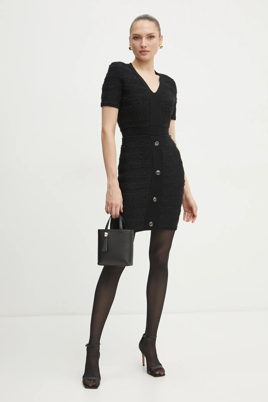 Платье Marciano Guess AMELIA цвет чёрный mini облегающее 5RGK04 5852Z Платье Marciano Guess AMELIA цвет чёрный mini облегающее 5RGK04 5852Z