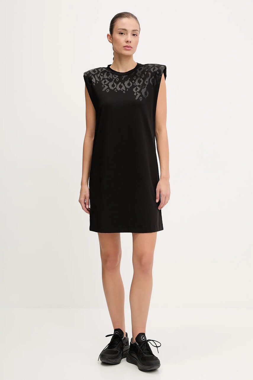 Сукня EA7 Emporio Armani колір чорний mini пряма AF10373.7W000481