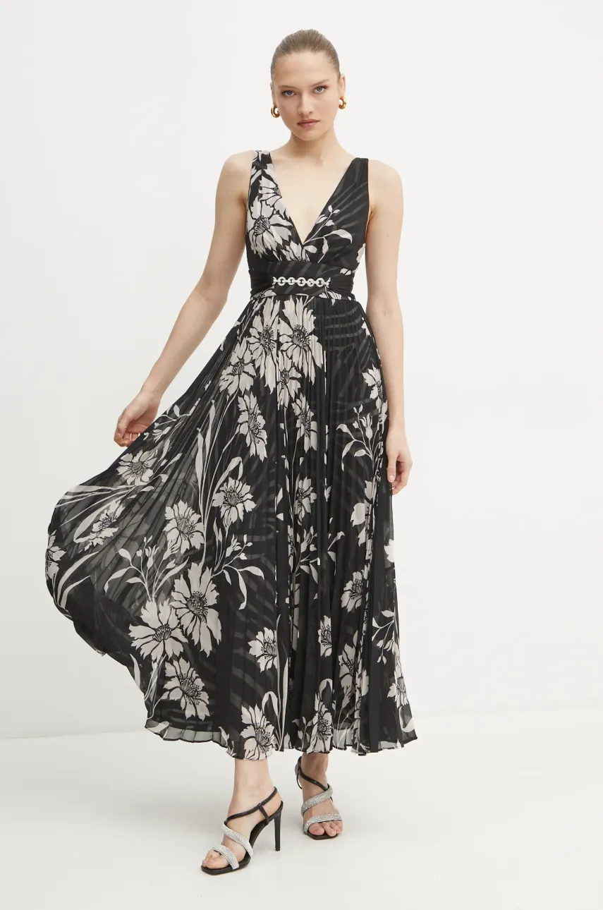 Платье Marciano Guess NOUVEAU цвет чёрный maxi расклешённое 5RGT54 9603Z Платье Marciano Guess NOUVEAU цвет чёрный maxi расклешённое 5RGT54 9603Z