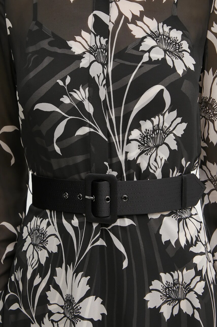Сукня Marciano Guess NOUVEAU колір чорний midi розкльошена 5RGK55 9603Z