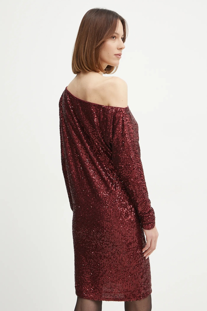 Сукня Marciano Guess GABBIE колір бордовий mini пряма 5RGK69 6166A
