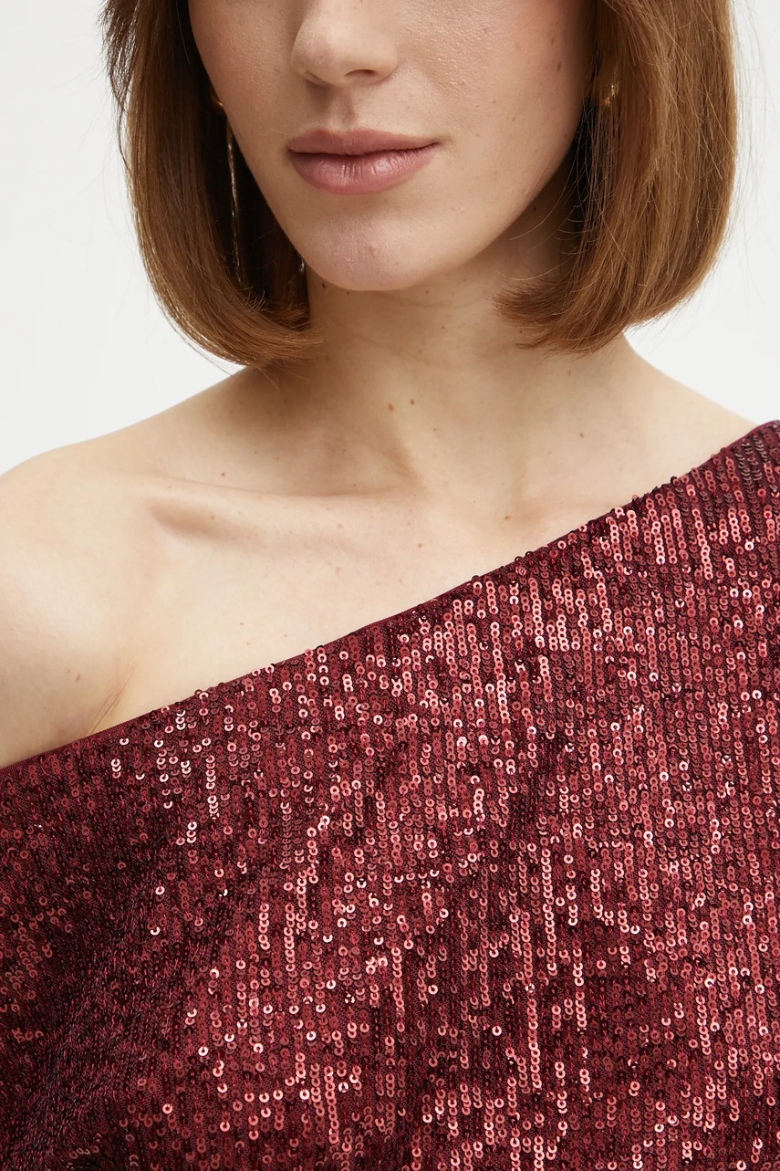 Сукня Marciano Guess GABBIE колір бордовий mini пряма 5RGK69 6166A