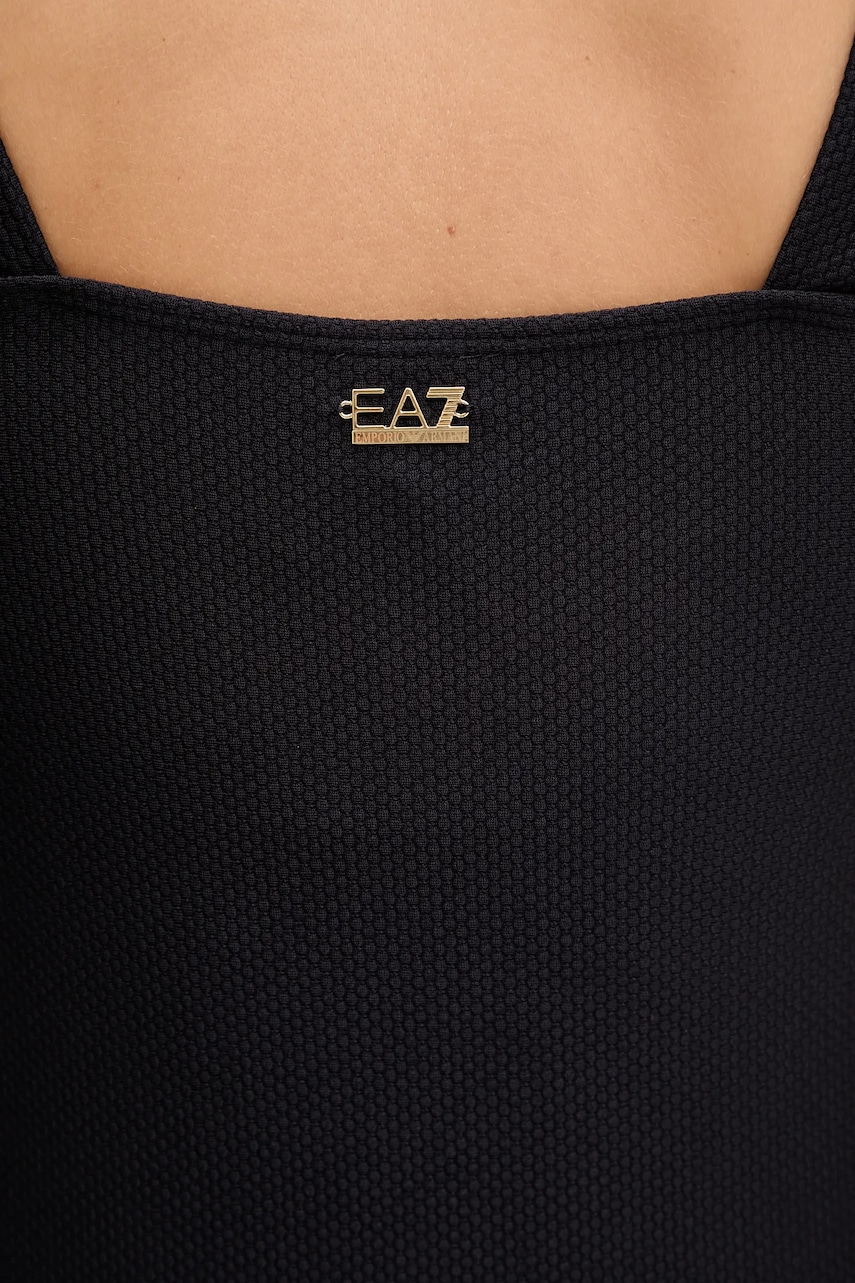Сукня EA7 Emporio Armani колір синій mini облягаюча AF12214.7W000310