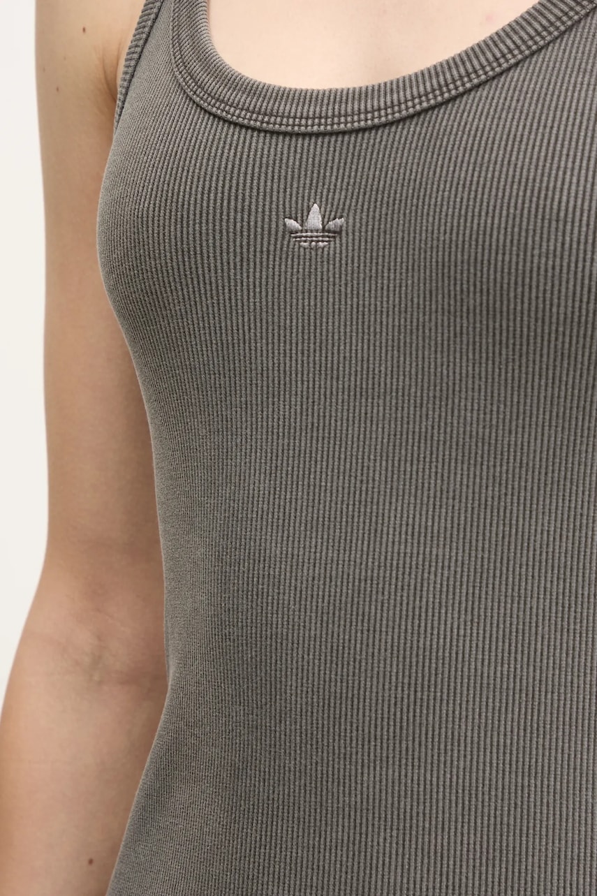 Šaty adidas Originals RIB MINI DRESS