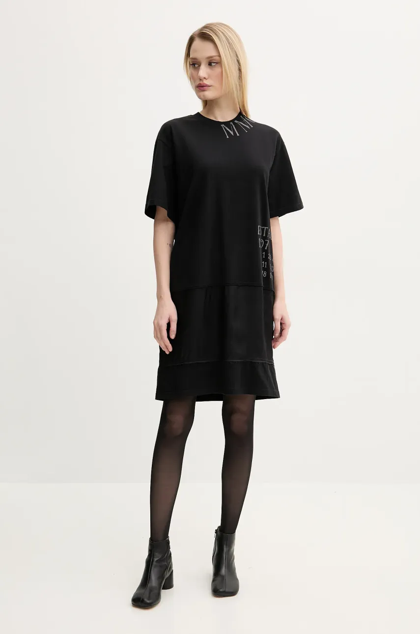 Платье MM6 Maison Margiela цвет чёрный mini прямое S52DA0058.M20050 Платье MM6 Maison Margiela цвет чёрный mini прямое S52DA0058.M20050
