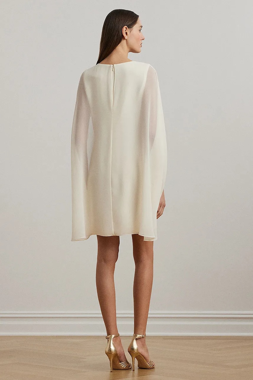 Платье Lauren Ralph Lauren цвет бежевый mini прямое 253963771 Платье Lauren Ralph Lauren цвет бежевый mini прямое 253963771