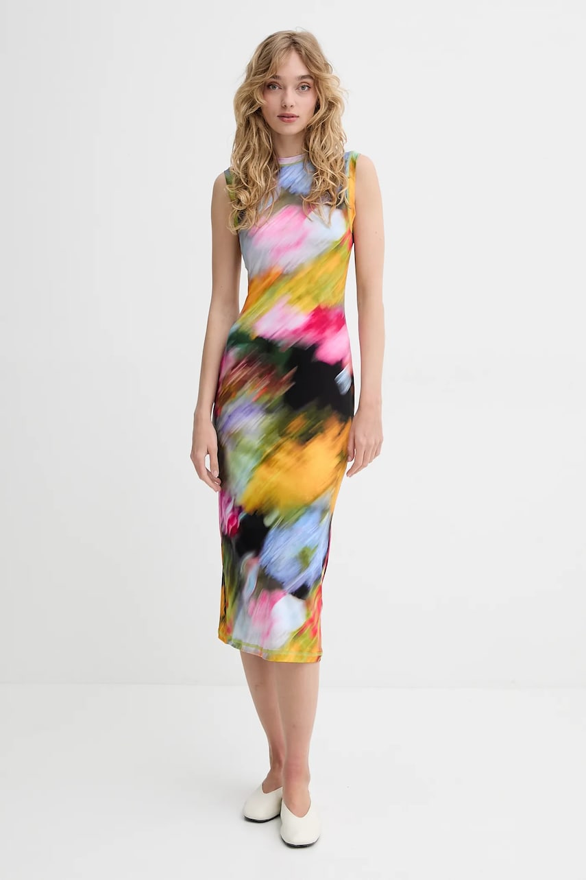 Stine Goya rochie midi, mulata, SG-SS25-D104-2244 Stine Goya rochie midi, mulata, SG-SS25-D104-2244