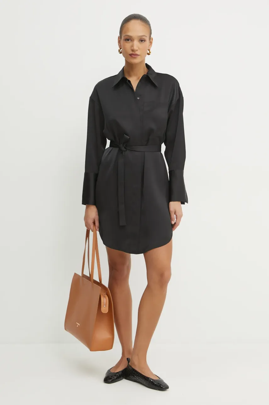 Платье MAX&Co. цвет чёрный mini oversize 2516221031200 Платье MAX&Co. цвет чёрный mini oversize 2516221031200